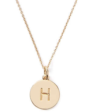 Collar de letra h Kate Spade