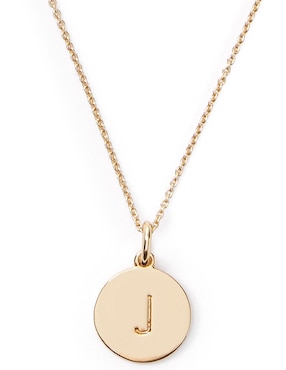 Collar de letra j Kate Spade