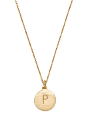 Collar de letra p Kate Spade