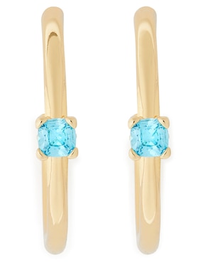 Aretes Kate Spade Little Luxuries con acabado brillante zirconia cúbica