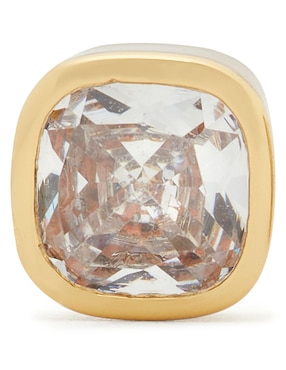 Broqueles cuadrados Kate Spade Bubbly Bezel con acabado brillante zirconia cúbica