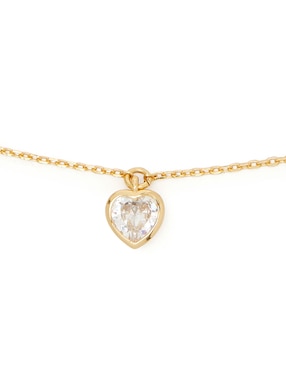 Collar de corazón Kate Spade Bubbly Bezel