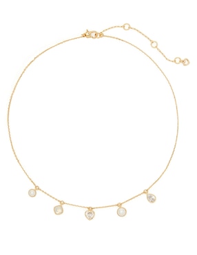 Collar de corazón Kate Spade Bubbly Bezel