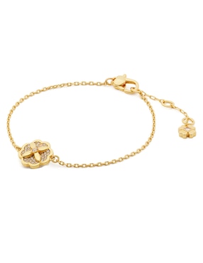 Pulsera Kate Spade Heritage Bloom con acabado brillante