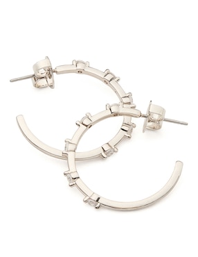 Arracadas Kate Spade Hint Of Shimmer con acabado mate zirconia cúbica
