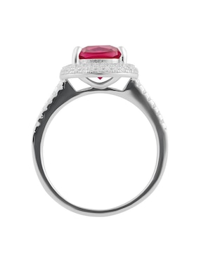 Anillo Gladkova Joyería P 925 de plata rubí brillante