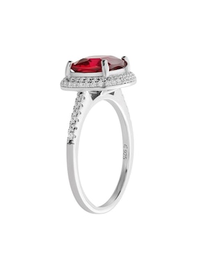 Anillo Gladkova Joyería P 925 de plata rubí brillante