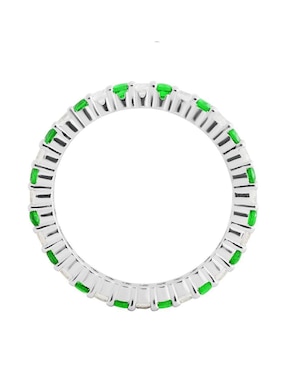 Anillo Gladkova Joyería P 925 de plata esmeralda brillante