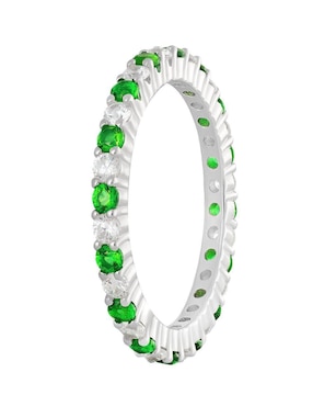 Anillo Gladkova Joyería P 925 de plata esmeralda brillante