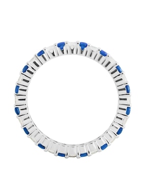 Anillo Gladkova Joyería P 925 de plata zafiro brillante