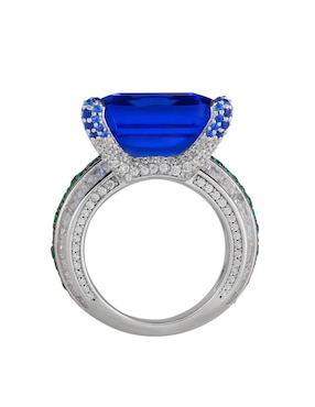 Anillo Gladkova Joyería P 925 de plata zafiro brillante