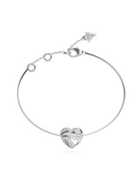 Pulsera Guess In My Heart con acabado brillante