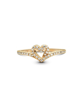 Anillo de corazón Pandora Timeless P 925 de plata zirconia cúbica brillante