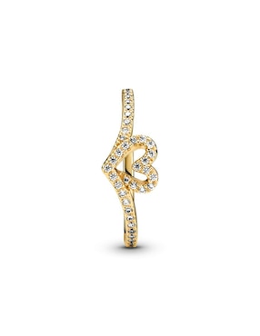 Anillo de corazón Pandora Timeless P 925 de plata zirconia cúbica brillante