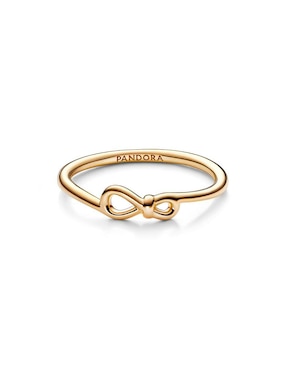Anillo de infinito Pandora Moments de plata P 925 con acabado baño de oro