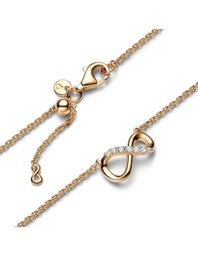 Collar de infinito Pandora de plata P 925