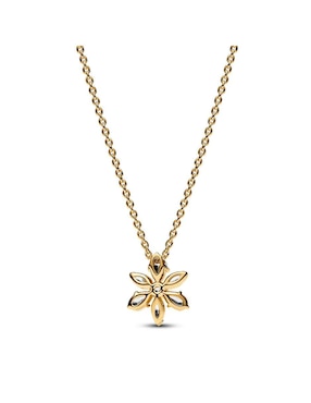 Collar de flor Pandora de plata P 925