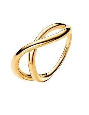 Anillo Pandora Essence de plata P 925 con acabado baño de oro