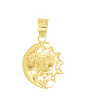 Dije De Luna Y Sol Oro Angelus De Plata P.925