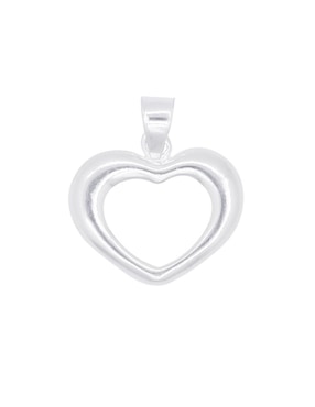 Dije De Corazón Oro Angelus De Plata P.925