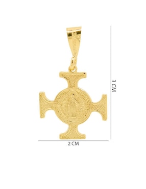 Dije de cruz Boscaini de plata P 925
