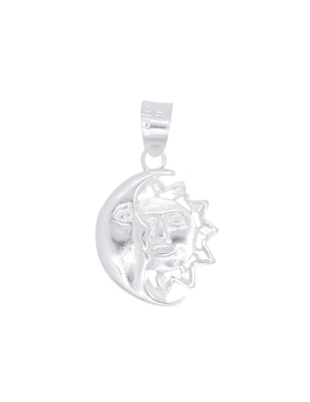 Dije De Luna Y Sol Oro Angelus De Plata P.925