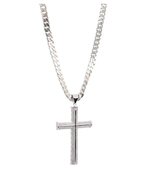 Collar con dije de cruz Crixus Joyeria de plata P 925