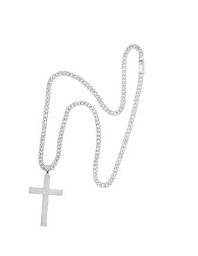 Collar con dije de cruz Crixus Joyeria de plata P 925