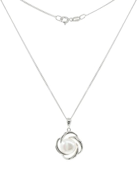 Colgante Y Dije de flor Mayfer Joyería nupcial de plata P 925