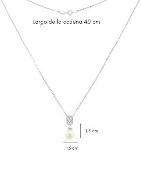 Colgante Y Dije Mayfer Joyería nupcial de plata P 925