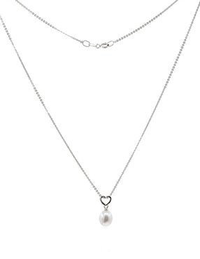 Colgante Y Dije de corazón Mayfer Joyería nupcial de plata P 925