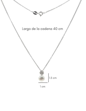 Colgante Y Dije de esfera Mayfer Joyería nupcial de plata P 925