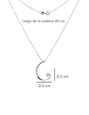 Colgante Y Dije Mayfer Joyería nupcial de plata P 925