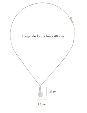 Colgante Y Dije de esfera Mayfer Joyería nupcial de plata P 925