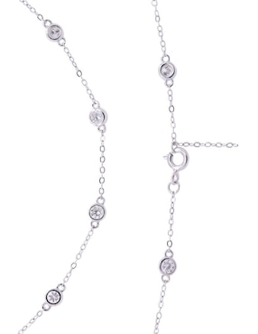 Brazalete Oro Angelus de plata con moissanita p 925