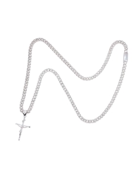 Collar con dije de cruz Crixus Joyeria de plata P 925
