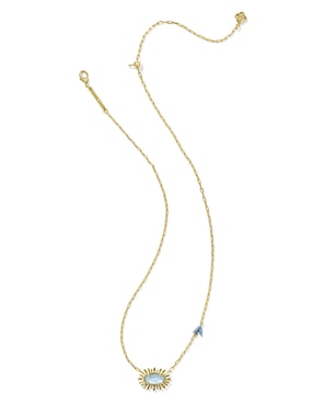 Collar Kendra Scott Elisa de baño de oro 14 K