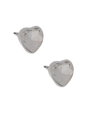 Aretes de corazón Napier Always Be My Love con acabado pavé fantasía
