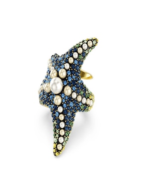 Anillo con gema de estrella Swarovski Idyllia brillante
