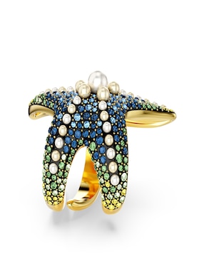 Anillo con gema de estrella Swarovski Idyllia brillante