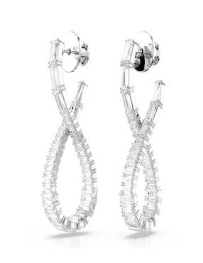 Aretes de infinito Swarovski con acabado brillante