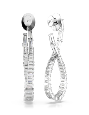 Aretes de infinito Swarovski con acabado brillante