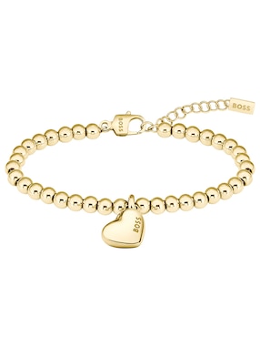 Brazalete Boss Honey Heart Beads con acabado brillante