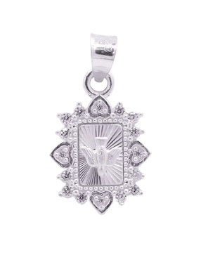 Dije Oro Angelus De Plata P925 Zirconia