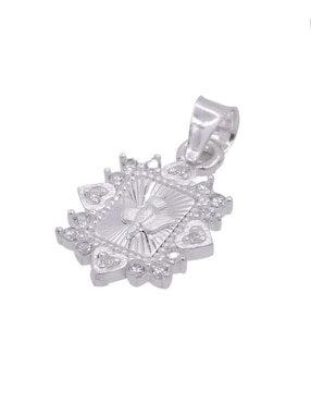 Dije cuadrado Oro Angelus de plata P 925