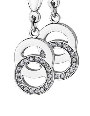 Aretes redondos Lotus Style Bliss con acabado brillante
