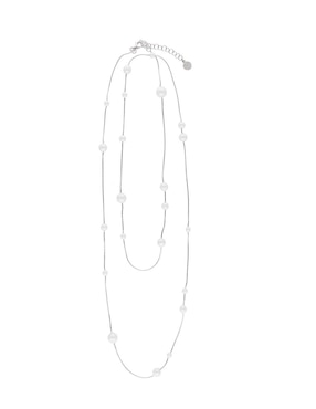 Collar Majorica Dangle de plata P 925
