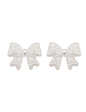 Aretes de moño Napier Basic Metal Ears M2 con acabado brillante