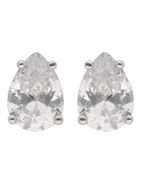 Aretes Cortos De Gota Givenchy Crystal Couture Con Acabado Brillante Zirconia