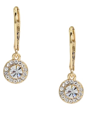 Aretes Cortos Circulares Lauren Ralph Lauren Elisabetta Con Acabado Brillante Cristal